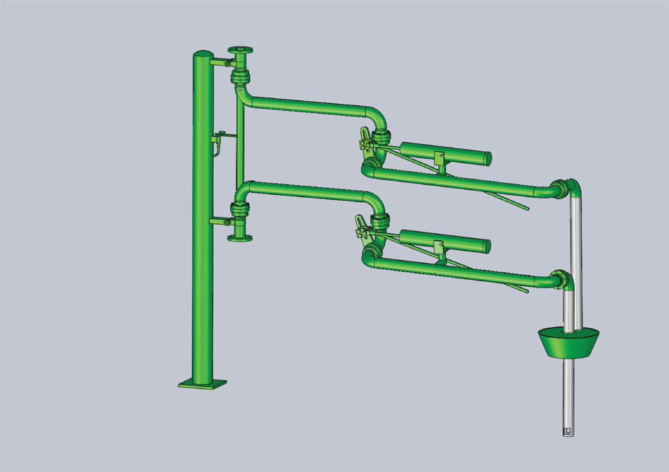 云南保山客戶定制采購的一批AL1412型汽車頂部裝卸臂鶴管(液硫鶴管)已通過物流發(fā)往使用現(xiàn)場(1) 云南保山客戶定制采購的一批AL1412型汽車頂部裝卸臂鶴管(液硫鶴管)已通過物流發(fā)往使用現(xiàn)場(1)